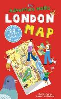 Book Cover for The Adventure Walks London Map by Becky Jones, Clare Lewis