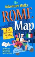 Book Cover for The Adventure Walks Rome Map by Becky Jones, Clare Lewis