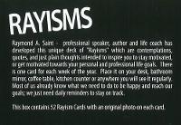 Book Cover for Rayisms by Raymond A Saint