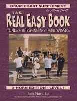 Book Cover for The Real Easy Book Vol.1 (Drum Chart) by Alan Hall