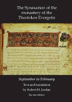 Book Cover for Synaxarion of the Monastery of Theotokos Evergetis by Robert H. Jordan