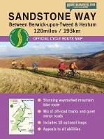 Book Cover for Sandstone Way Cycle Route Map - Northumberland by Ted Liddle