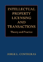 Book Cover for Intellectual Property Licensing and Transactions by Jorge L. (University of Utah) Contreras