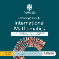 Book Cover for Cambridge IGCSE™ International Mathematics Cambridge Online Mathematics Course - Class Licence Access Card (1 Year Access) by Peter Blythe, Emma Low, Andrew Manning, Karen Morrison