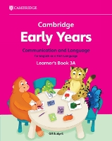 Book Cover for Cambridge Early Years Communication and Language for English as a First Language Learner's Book 3A by Gill Budgell