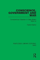 Book Cover for Conscience, Government and War by Rachel Barker