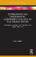 Book Cover for Establishing an Experimental Community College in the United States by Chet Greenfield Community College, USA Jordan