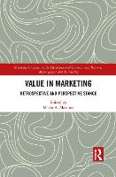 Book Cover for Value in Marketing by Marin A. Marinov