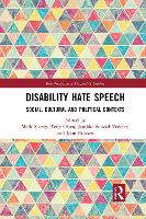 Book Cover for Disability Hate Speech by Mark Sherry