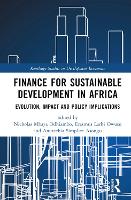 Book Cover for Finance for Sustainable Development in Africa by Nicholas Mbaya Odhiambo