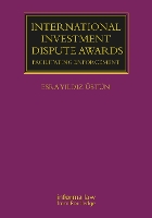 Book Cover for International Investment Dispute Awards by Esra Yildiz Üstün