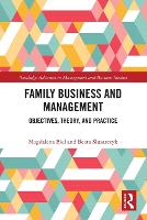 Book Cover for Family Business and Management by Magdalena Biel, Beata 346lusarczyk