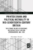 Book Cover for Printed Drama and Political Instability in Mid-Seventeenth-Century Britain by Christopher Orchard