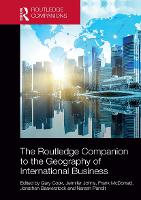 Book Cover for The Routledge Companion to the Geography of International Business by Gary Cook