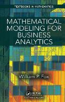 Book Cover for Mathematical Modeling for Business Analytics by William Fox