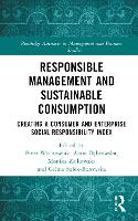 Book Cover for Responsible Management and Sustainable Consumption by Piotr Wachowiak