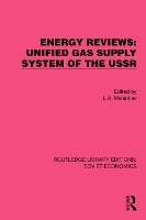 Book Cover for Energy Reviews: Unified Gas Supply System of the USSR by LA Melentiev