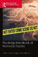 Book Cover for Routledge Handbook of Homicide Studies by Kyle A. Burgason