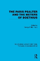 Book Cover for The Paris Psalter and the Meters of Boethius by George Philip Krapp