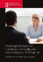 Book Cover for Routledge International Handbook of Investigative Interviewing and Interrogation by Dave Walsh