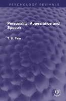 Book Cover for Personality, Appearance and Speech by T H Pear