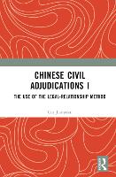 Book Cover for Chinese Civil Adjudications I by Cui Jianyuan