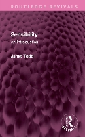 Book Cover for Sensibility by Janet Todd