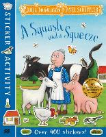 Book Cover for A Squash and a Squeeze Sticker Book by Julia Donaldson