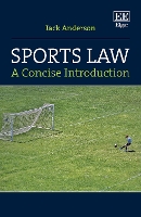 Book Cover for Sports Law by Jack Anderson