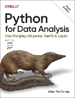 Book Cover for Python for Data Analysis 3e by Wes McKinney