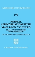 Book Cover for Normal Approximations with Malliavin Calculus by Ivan Université de Nancy I, France Nourdin, Giovanni Université du Luxembourg Peccati