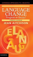Book Cover for Language Change by Jean University of Oxford Aitchison
