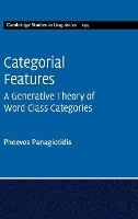 Book Cover for Categorial Features by Phoevos University of Cyprus Panagiotidis