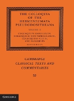 Book Cover for The Colloquia of the Hermeneumata Pseudodositheana by Eleanor (University of Reading) Dickey