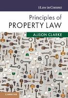 Book Cover for Principles of Property Law by Alison (University of Surrey) Clarke