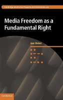 Book Cover for Media Freedom as a Fundamental Right by Jan Universiteit Leiden Oster