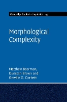 Book Cover for Morphological Complexity by Matthew University of Surrey Baerman, Dunstan University of York Brown, Greville G University of Surrey Corbett