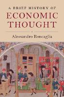 Book Cover for A Brief History of Economic Thought by Alessandro Roncaglia