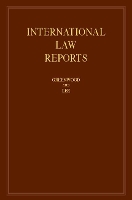 Book Cover for International Law Reports: Volume 169 by Christopher Greenwood