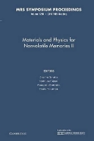 Book Cover for Materials and Physics for Nonvolatile Memories II: Volume 1250 by Caroline Bonafos