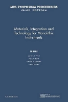 Book Cover for Materials, Integration and Technology for Monolithic Instruments: Volume 869 by Jeremy A Theil