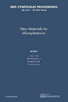 Book Cover for New Materials for Microphotonics: Volume 817 by Jung H Shin