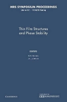 Book Cover for Thin Film Structures and Phase Stability: Volume 187 by B M Stanford University, California Clemens