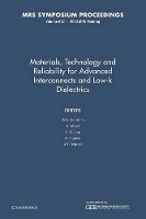 Book Cover for Materials, Technology and Reliability for Advanced Interconnects and Low-K Dielectrics: Volume 612 by G S University of Maryland, College Park Oehrlein