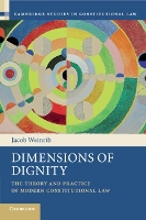 Book Cover for Dimensions of Dignity by Jacob New York University Weinrib