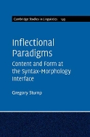 Book Cover for Inflectional Paradigms by Gregory University of Kentucky Stump