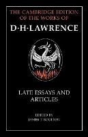 Book Cover for D. H. Lawrence: Late Essays and Articles by D. H. Lawrence