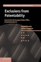 Book Cover for Exclusions from Patentability by Sigrid Universiteit Gent, Belgium Sterckx, Julian Cockbain