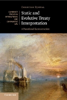 Book Cover for Static and Evolutive Treaty Interpretation by Christian Technische Universität München Djeffal