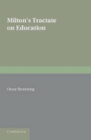 Book Cover for Milton's Tractate on Education by Oscar Browning